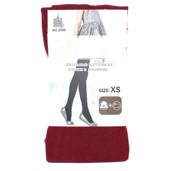 Cashmere tights “Dover” cherry 145-150 rub.
