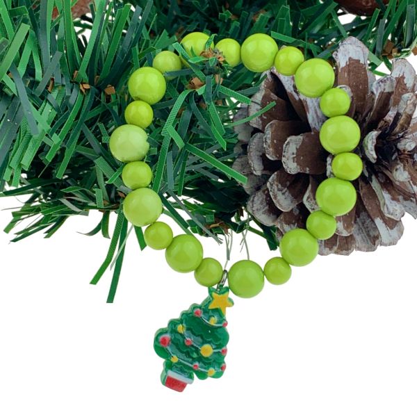 Bracelet with Christmas tree pendant
