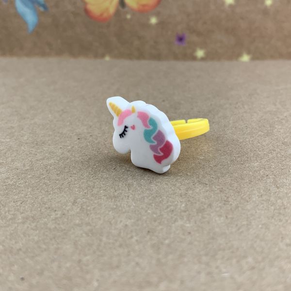 Children's ring "Unicorn" plastic (final price)