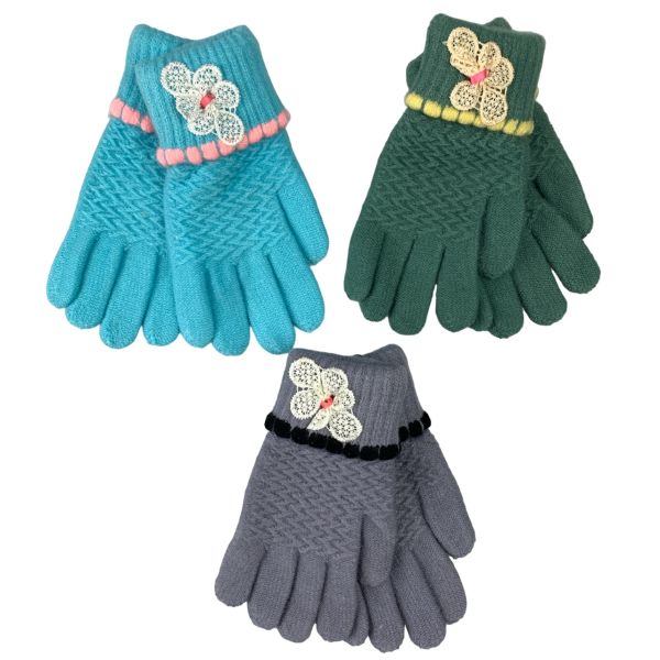Children's gloves "Russian winter" 6-9 years