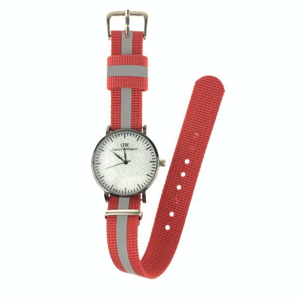 Women's watch on a textile strap