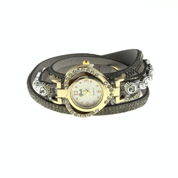 Women's watch with double-turn strap (discounted item)
