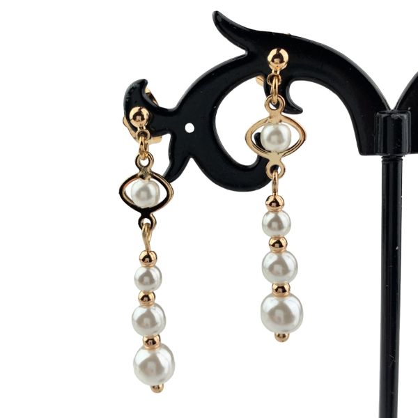 Jewelry earrings “Rosa” 4cm