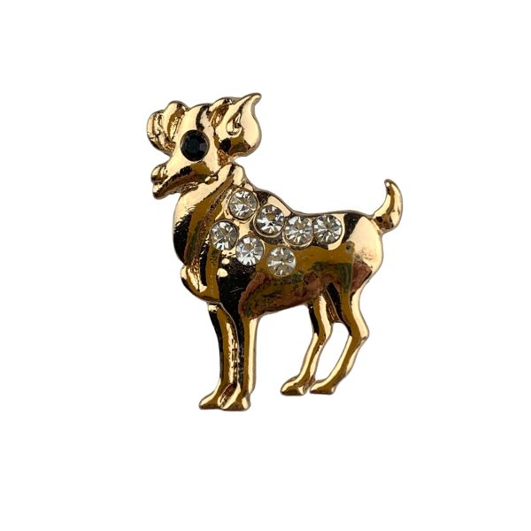 Mini brooch zodiac sign “Aries”