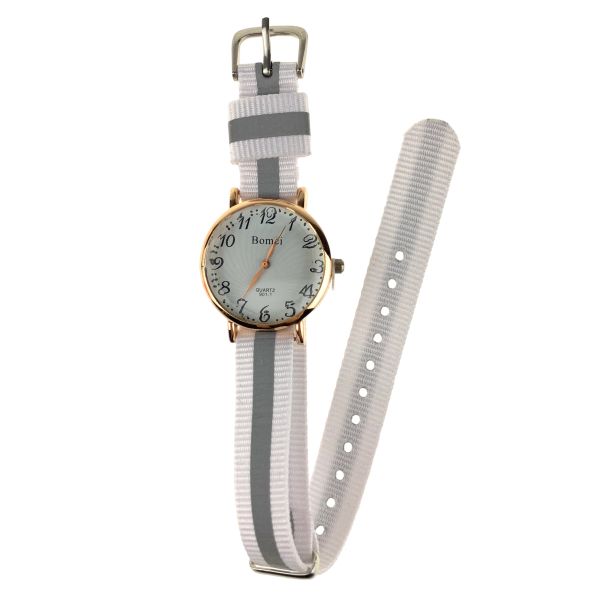 Women's watch on a textile strap