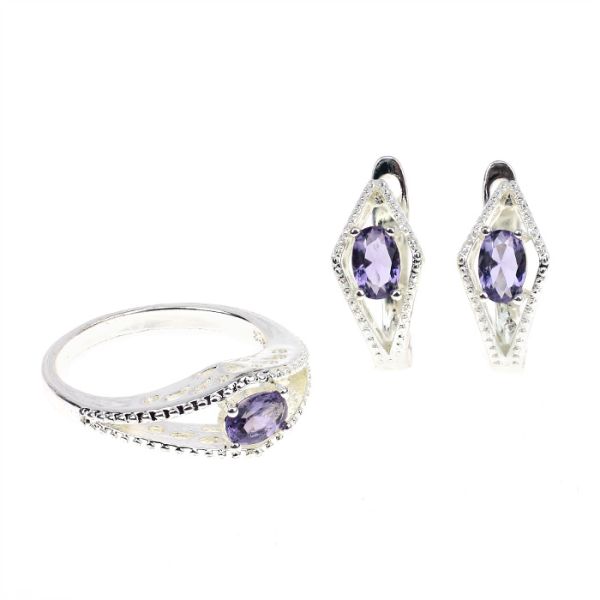 Jewelry set “Lilac Bush”